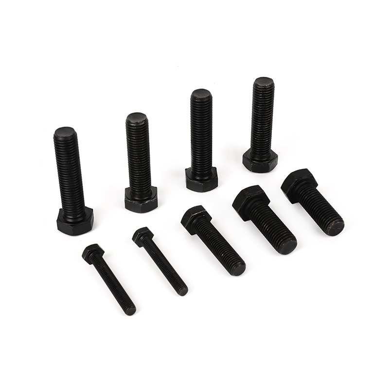 Part 8,8 Nigrum Oxide Full-Thread Hexagon Bolts, Hex Caput fulmine